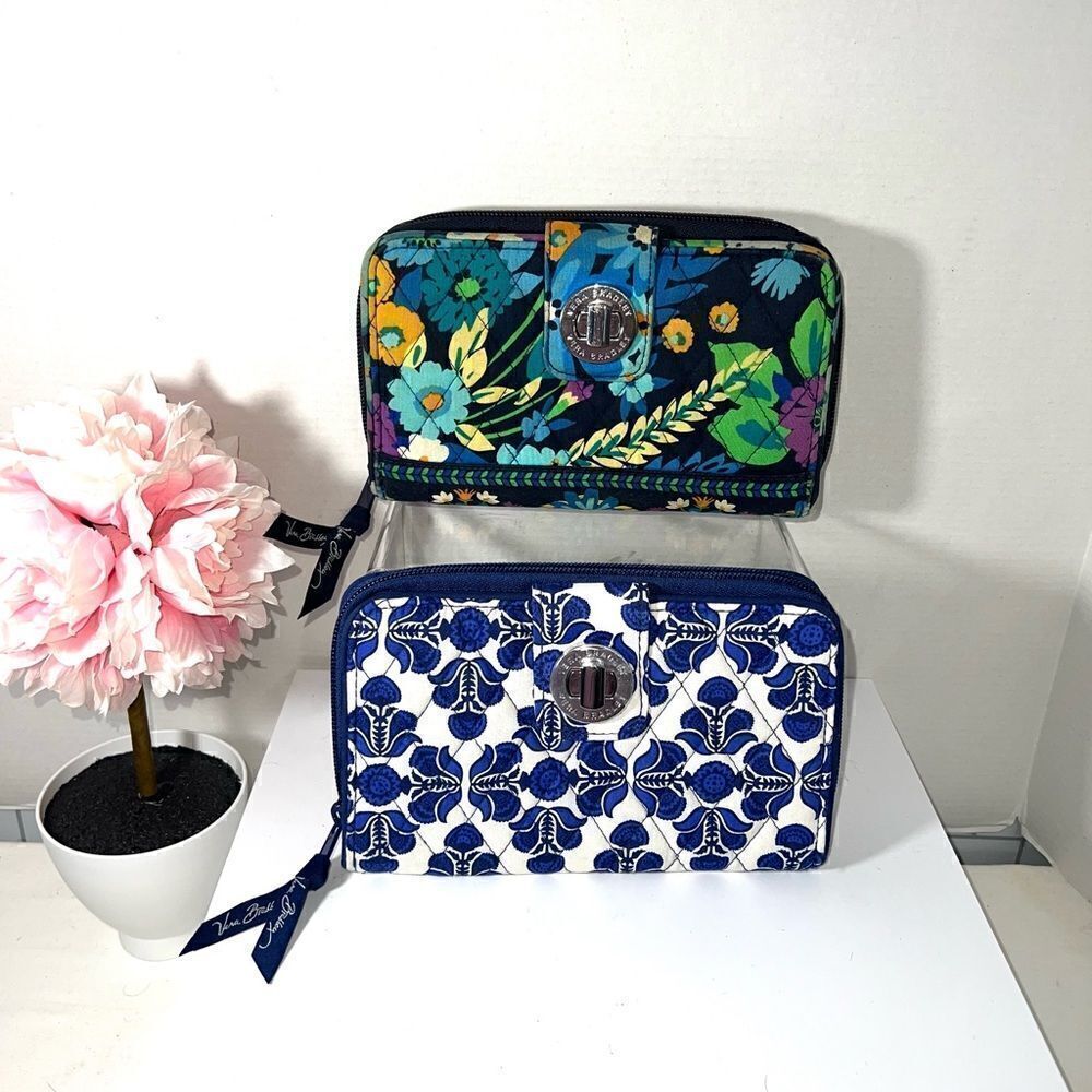 NWOT Vera Bradley Midnight Blues AND Colbalt  Tiles SET